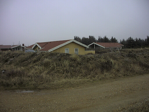 Ferienhaus von der Westseite aus gesehen