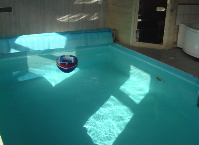 Poolraum mit 18 m� grossem Swimmingpool und Whirlpool, Grossen Sauna und Sitzecke